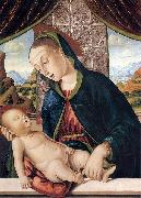 Giovanni Santi Virgin and Child oil painting artist